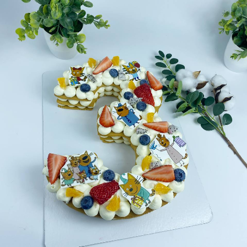 Торт цифра - кондитерская Кондитерская Сита Рама в Комсомольск-на-Амуре заказать торт десерт пирожное онлайн