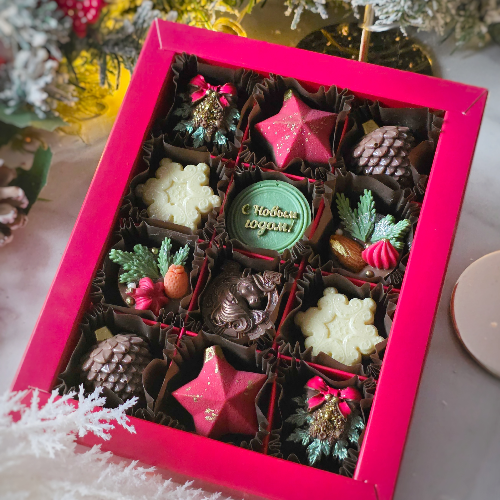 Новогодние игрушки - кондитерская Кондитерское ПоЛе в Санкт-Петербург заказать торт десерт пирожное онлайн