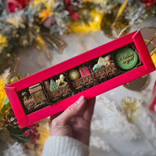 Новогодний поезд - кондитерская Кондитерское ПоЛе в Санкт-Петербург заказать торт десерт пирожное онлайн