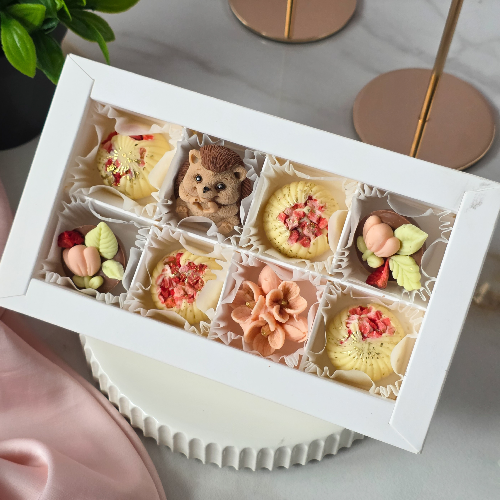 Ежик 8 конфет - кондитерская Кондитерское ПоЛе в Санкт-Петербург заказать торт десерт пирожное онлайн