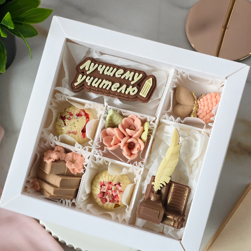 Лучшему учителю - кондитерская Кондитерское ПоЛе в Санкт-Петербург заказать торт десерт пирожное онлайн