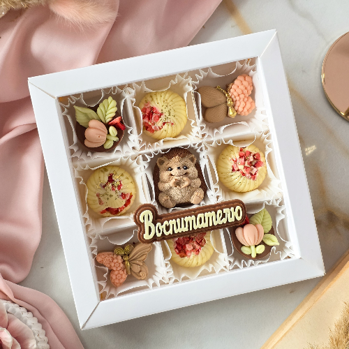 Набор "Ежик" - кондитерская Кондитерское ПоЛе в Санкт-Петербург заказать торт десерт пирожное онлайн