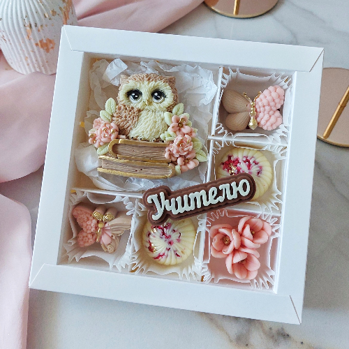 Совушка Учителю - кондитерская Кондитерское ПоЛе в Санкт-Петербург заказать торт десерт пирожное онлайн