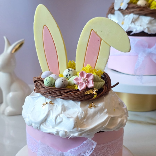 Кулич "Ушки" - кондитерская Кондитерское ПоЛе в Санкт-Петербург заказать торт десерт пирожное онлайн