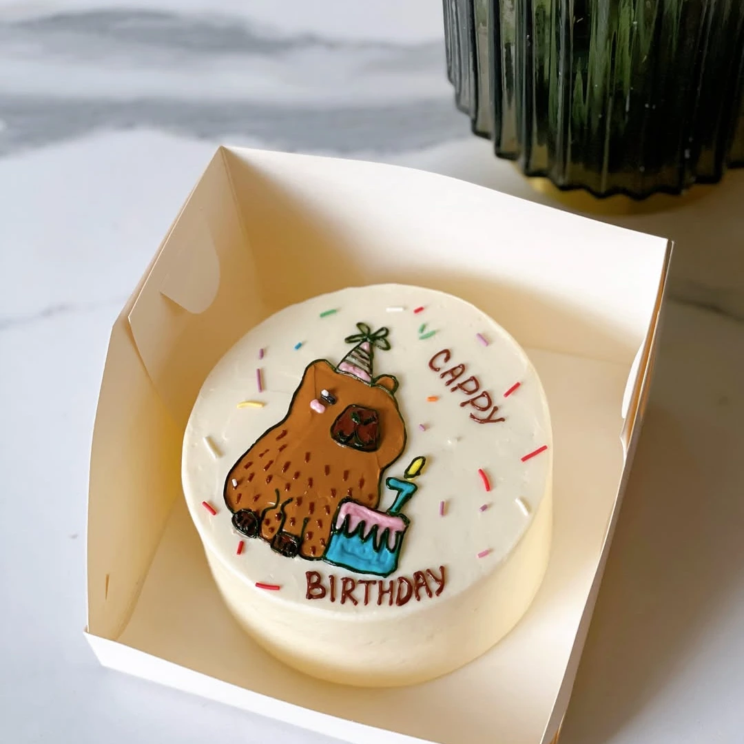 Бенто Праздничная капибара - кондитерская Sweet Market в Комсомольск-на-Амуре заказать торт десерт пирожное онлайн