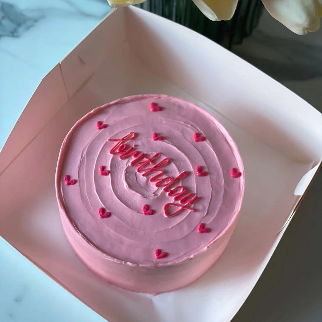 Бенто Розовая любовь - кондитерская Sweet Market в Комсомольск-на-Амуре заказать торт десерт пирожное онлайн