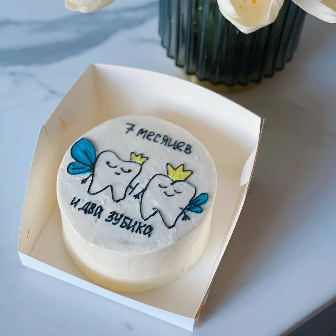 Бенто Два друга - кондитерская Sweet Market в Комсомольск-на-Амуре заказать торт десерт пирожное онлайн