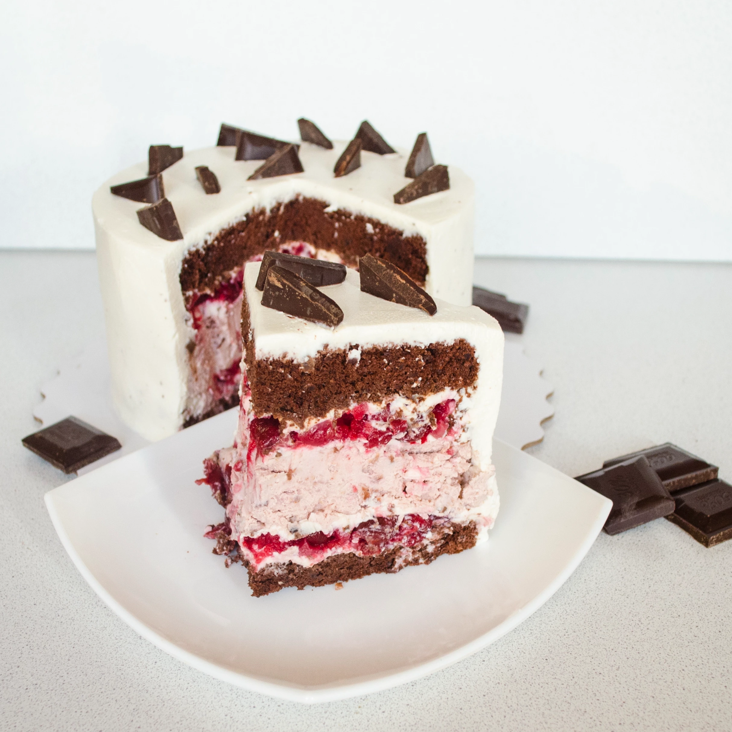 ПП десерт Вишня-чизкейк, 2300 гр - кондитерская Iris cake kms Торты и десерты в Комсомольск-на-Амуре заказать торт десерт пирожное онлайн