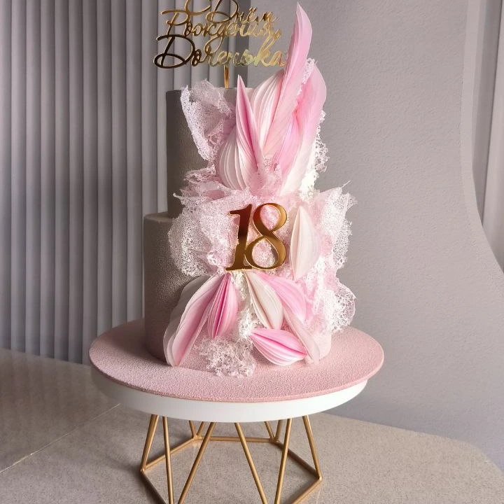 Свадебный торт 2 яруса - кондитерская Iris cake kms Торты и десерты в Комсомольск-на-Амуре заказать торт десерт пирожное онлайн