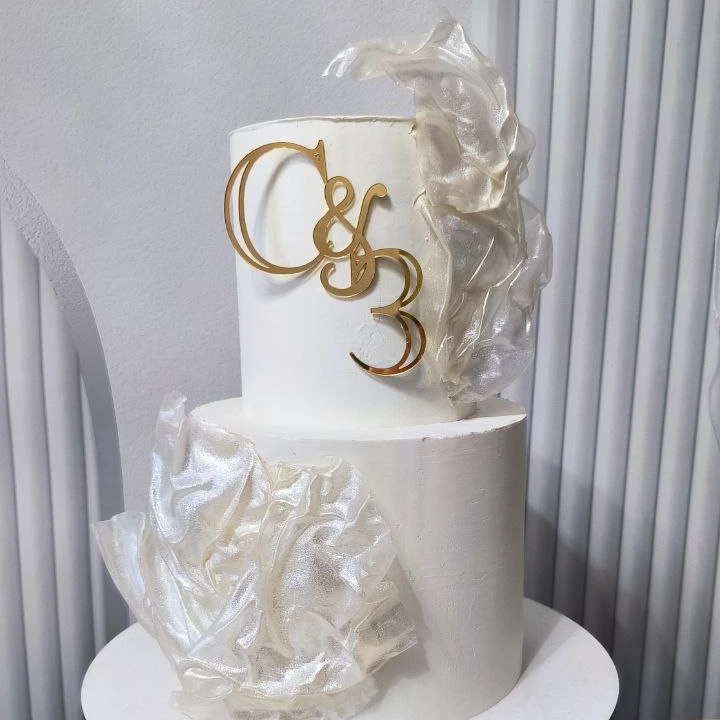 Свадебный торт 2 яруса Паруса - кондитерская Iris cake kms Торты и десерты в Комсомольск-на-Амуре заказать торт десерт пирожное онлайн